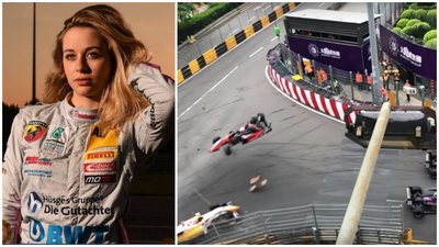 Acidente em Macau na disputa da Fórmula 3 4